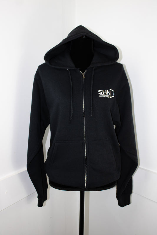 SHN Full Zip- Black