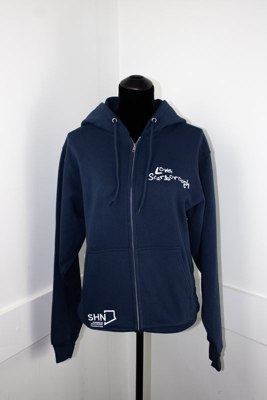 Love, Scarborough Full Zip - Navy
