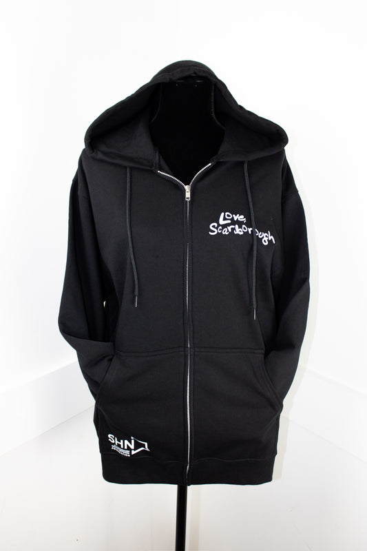 Love, Scarborough Full Zip - Black