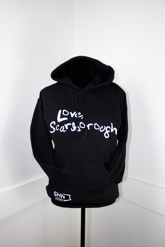 Love, Scarborough Hoodie - Black